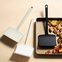 1个硅胶宽铲，不粘锅煎蛋饼铲，厨房烹饪用具 - 彩色 - 查看 5