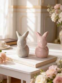 1 tượng thỏ hoạt hình bằng gốm sứ, trang trí nhà cửa theo phong cách tối giản, thích hợp để đặt ở nhà, bàn làm việc, văn phòng, trong các lễ hội và tiệc tùng. Đây cũng là một lựa chọn quà tặng tuyệt vời, bao gồm quà tặng tựu trường, quà lưu niệm, quà tặng ngày lễ, quà tặng cho bạn bè và gia đình. - Nhiều màu - Xem 5