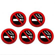 Pegatinas de no fumar (2 piezas), decoración interior del coche, pegatinas para el coche, material , resistente a altas temperaturas, sin olor. - 1 - Ver 7