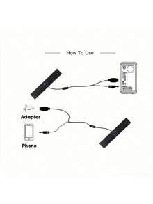 1pc Wired Computer Speaker, Desktop Home/Office Laptop Stereo Surround Sound Speaker With Subwoofer, Suitable For Home, Office, Gaming, Music - View 5