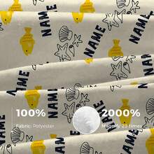 1 chiếc chăn cá nhân hóa chủ đề đại dương, có thể tùy chỉnh với tên, biệt danh, số may mắn, với họa tiết cá vàng, sao biển, vỏ sò, phong cách sống động và đáng yêu - Gối trang trí cá nhân hóa mềm mại, ấm áp và dễ chịu, thích hợp cho gia đình, văn phòng hoặc cắm trại - Một ý tưởng quà tặng tuyệt vời cho bạn bè và gia đình - Nhiều màu - Xem 10