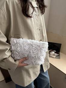 Large-Capacity Minimalist Style Versatile Luxury Women's Bag, 2026 New Model, High-End Handbag For Ladies - White - View 7