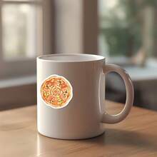 56张可爱卡通披萨贴纸，防水乙烯基食品主题贴纸，适用于成人、青少年、日记本、笔记本、笔记本电脑、水瓶、手机壳、吉他、滑板、行李箱、自行车、计划本、DIY工艺品等。 - 彩色 - 查看 5