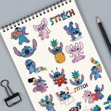 Disney 62张透明缝线贴纸，创意涂鸦贴纸，办公用品，手机和电脑贴纸，高品质，美观酷炫的贴纸，趣味经典的彩色卡通设计，礼品装饰，手机壳装饰贴纸，可重复使用，彩色卡通设计，适用于水瓶、滑板、手机等。是学习用品的完美之选，也是节日送礼佳品。 - 62pcs - 查看 6