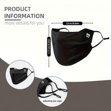 1pc Breathable And Washable Mask, Windproof And Cold Proof, Warm Cotton Cloth, Three-Dimensional Face Mask - A - View 3