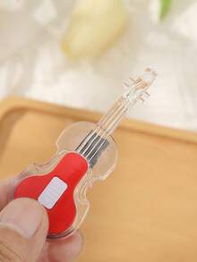 1Pc Fun Violin Hair Clip, Perfect For Daily & Party, Fashion Outing Accessory - Multicolor - View 3