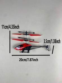 1pc Remote Control Smart Sensing Flying Toy, Crash-Resistant Material, Gesture Sensing Remote Control Flying Toy. Children's Birthday Gift Remote Control Plane Plastic Flying Toy With Gesture Sensor, Interactive Educational Toy With LED Lights For Boys And Girls, Indoor And Outdoor Play (With And Without Remote Control Version, Handmade Measurement May Have Slight Deviation, Accessory Colors Randomly Sent) - Multicolor - View 12