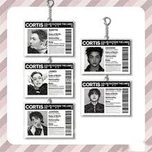 CORTI/S K-Pop Boyband Member Acrylic Cute Keychain, Backpack Charm, Gift - Multicolor - View 1