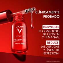 Vichy LIFTACTIV Collagen Specialist Eye Serum 15ml | Anti-Aging With Peptides & Vitamin Cg | Reduces Wrinkles, Puffiness & Dark Circles | Lightweight Texture ✅ Entrega 24/72h A España (Península) | Beauty Explotion | Tu Tienda De Belleza Y Maquillaje – Explota Tu Mejor Versión. - Collagen - 查看 4