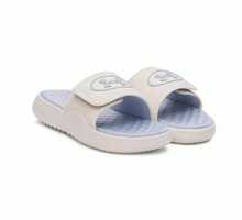 Under Armour 女士新款 Ignite Pro 8 休闲轻便运动凉鞋 - 米色/藍色 - 查看 3