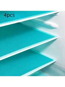 Bộ 4/8 tấm lót tủ lạnh bằng silicon trong suốt, có thể tái sử dụng, giặt được, chống trượt, bảo vệ kệ chống tràn, dễ cắt tỉa, dùng cho tủ bếp, ngăn kéo và ngăn đông, đồ dùng nhà bếp thiết yếu, đồ dùng đám cưới, trang trí nhà cửa, đồ dùng tiệc tùng, đồ dùng gia đình. - Nhiều màu - Xem 6