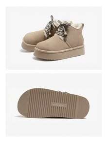 CAMEL CROWN Women's Winter New Thickened Cotton High-Top Warm Snow Boots - Sand - View 6