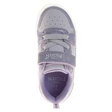 Disney Frozen Sneakers Girls - Elsa And Anna Sparkle Detail Lightweight Athletic Running Shoe Adjustable Closure (Toddler Sizes 6-10/Little Kids Sizes 11-12) - 紫色 - 查看 6