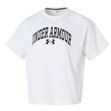 Under Armour Unisex Soft Short Sleeve T-Shirt, APAC Half Sleeve WM Tee, Comfortable Minimalist Daily, Outdoor, Sports, Casual Short Sleeve T-Shirt 1387994-100 - White - View 1