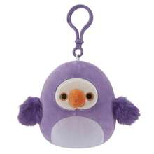 Squishmallows 3.5inch Clip On Geraldine The Scottish Fold Cat,Pink, Bird Squad Plush Animal ,Onel The Eel Clip,Clip-On Toy - Theotto Cthulhu, Clip-On Wendy The Frog (With Scarf),Clip-On Xam The Official Kellytoy Collectible - Multicolor - View 6