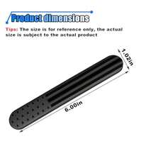 2PCS USA American Metal Flag Auto Fenders Emblem Sticker - 6"X 1" Adhesive Sport Badge 3D Embossed US Flag Car Decal Sticker - Patriotic Car Badge Decal Bumper Sticker For Auto SUV Window Black - 黑色 - 查看 2