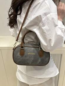 优雅时尚复古风多功能女包，2026新款，高端斜挎包 - 黑色 - 查看 6