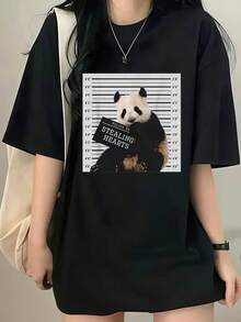Women T-Shirts - Black - View 1