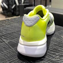 Adidas Men's Racing Cushioning Training Shoes, Sports Running Shoes - Lime/Black - View 3
