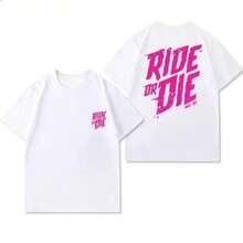 2026 New Cycling Wear Bike Ride Or Die Loose Summer Cotton MUCOFF Short-Sleeved T-Shirt For Men And Women Tops - White - View 5