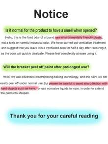 1个旅行磁吸手机支架，ABS材质，Magsafe便携式夹子，可旋转可折叠，通用手机支架，360度旋转，桌面可折叠支架 - 彩色 - 查看 12