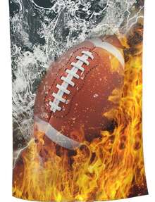An Football Beach Towel Large Microfiber Sand Free Quick Dry Ball Sport Bath Towels Gift For  S Pool Batoom Swimming Travel 3x5 InchUnique Basketball Team Designs, Fun Patterns, Suitable For Wo, Pool , And Showers. 3g Beach Towel, Uni. High-Quality Absorbent Fabric, Suitable For All Seasons, Soft To The Touch, Durable. Quick-Drying, An Essential Item For Summer Beaches, Pools, And Sand Baths. H56, A Vacation Must-Have. - Image Color - View 1
