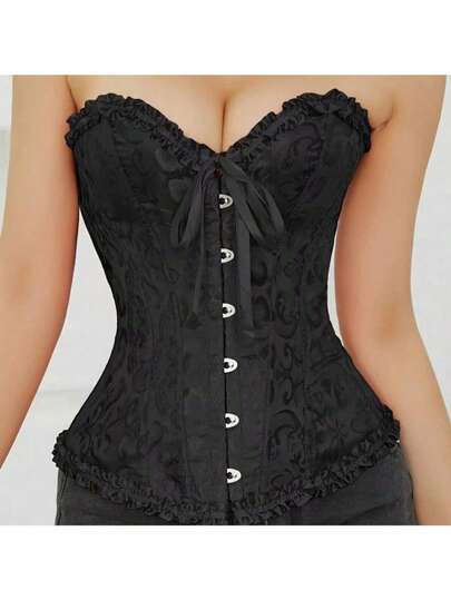 1pc Women's High-End Shapewear, Waist Cincher, Bridal Corset, Tummy Control, Suitable For Music Festivals, Weddings, And Other Important Occasions