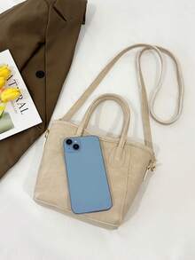 大容量优雅时尚百搭精致女士包，2026新款，高端斜挎包 - 白色 - 查看 10