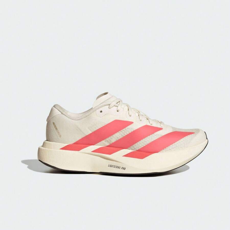 Adidas Adizero Evo SL J 跑步鞋，低帮，KI1480，青少年款 - 杏色 - 查看 1