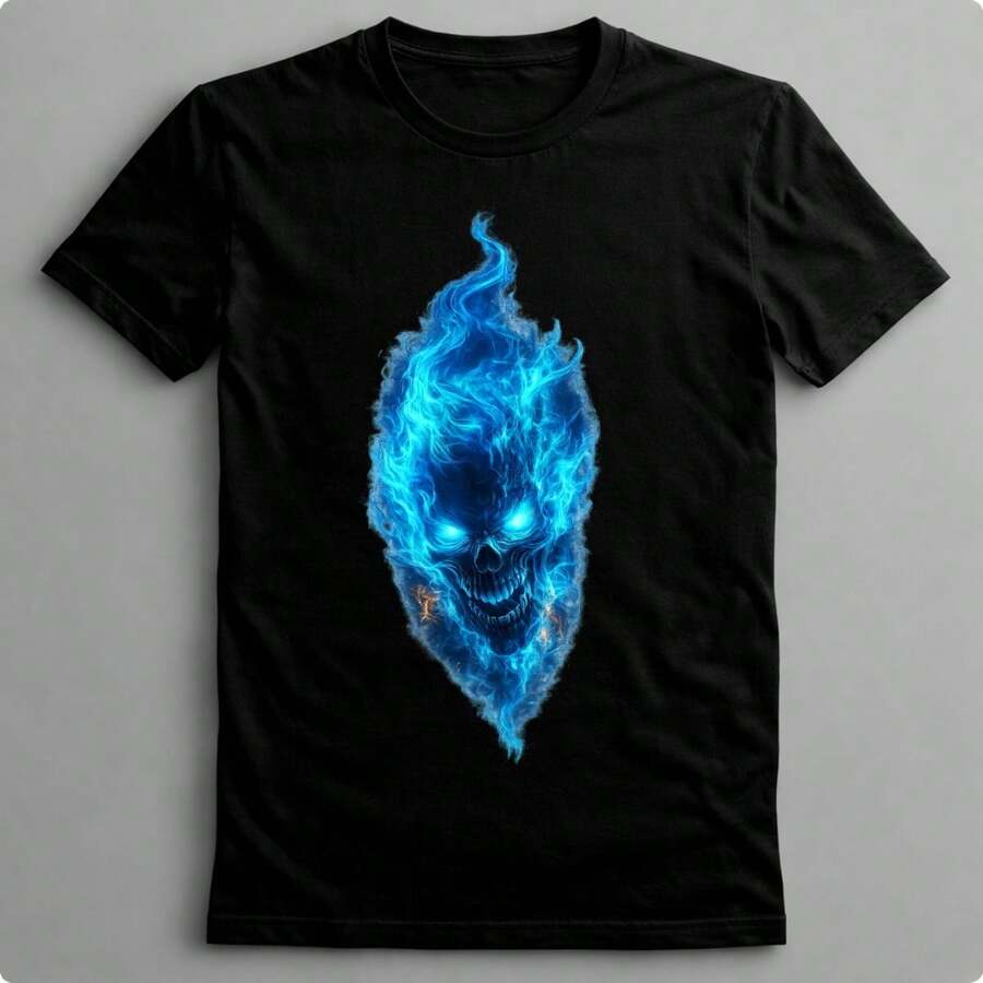 Suffix Skull T-Shirt Premium Shirt 100% Cotton Promotional Price Men's Women's Casual T-Shirt Streetwear - BLACK-EST 08 - 查看 1