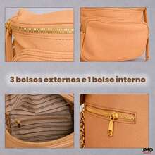 Compact Women's Handbag With Elegant Design And Smart Organization. - Caramel - View 1