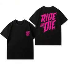 2026 New Cycling Wear Bike Ride Or Die Loose Summer Cotton MUCOFF Short-Sleeved T-Shirt For Men And Women Tops - White - View 1
