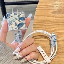 1个海洋海龟图案印花软TPU手机壳，全方位保护防摔，兼容 11/12/13/13 Pro Max/14 Pro Max/15/15 Pro/15 Plus/15 Pro Max/16/16 Pro/16 Plus/16 Pro Max/17 Air - 彩色 - 查看 3