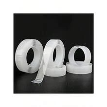 1pc 1-5m Super Strong Double-Sided Nano Adhesive Tape, Transparent Removable Waterproof Ultra-Sticky Strips, Heavy Duty Double-Sided Tape - Multicolor - View 5