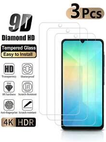 Bộ 3 miếng dán màn hình cường lực chống sốc, độ phân giải HD, phủ toàn màn hình, tương thích với Samsung Galaxy A17. Miếng dán màn hình cường lực tương thích với các dòng điện thoại Galaxy A07/A16/A15/A14/A50S/A55/A56/A54/A53/A52/S24FE/S23FE/S20FE. Dễ dàng lắp đặt, chống trầy xước, độ cứng 9H. Màng bảo vệ tương thích với ốp lưng. Quà tặng sinh nhật mùa xuân. Độ phân giải HD, phủ toàn màn hình cho Galaxy A17. Miếng dán màn hình cường lực tương thích với Galaxy A07/A16/A15/A14/A50S/A55/A56/A54/A53/A52/S24FE/S23FE/S20FE. - Trong sáng - Xem 23
