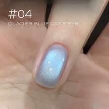 MIANEL 12ml 春季新款蓝色玻璃珠猫眼凝胶指甲油 蓝色水晶指甲油 蓝色美甲UV灯 春季美甲 冬季美甲 情人节美甲 沙龙专用美甲用品 - 彩色 - 查看 8
