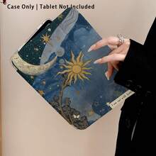 1 ốp bảo vệ máy tính bảng kèm chân đế, tương thích với Honor/Apple/Galaxy và các dòng máy tính bảng phổ biến khác, có thể gập lại chống cong vênh, các góc được gia cố bằng silicon, chức năng tự động bật/tắt màn hình, khe cắm bút tích hợp, chân đế gập đa góc - Bảo vệ hoàn hảo hàng ngày, món quà lý tưởng. - Nhiều màu - Xem 7