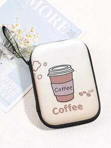 Flower Love Bow Computer Peripheral Cable U Disk SD Card Hard Disk Mouse Data Cable Adapter Bluetooth Earphones EVA Storage Bag - Multicolor - View 7