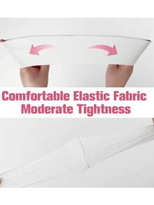 20/10/1件装一次性无纺布头带，高弹透气不易脱落，独立包装洗脸头带，可拉伸，柔软亲肤，魔术贴可调节，专为美容师设计，适用于女性水疗和化妆，旅行必备时尚发饰，女士发带 - 彩色 - 查看 7