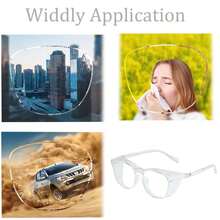 3pcs Nail Polish Remover, Anti-Dust Glasses, Protective Flat Lens, Transparent Nail Care Tools - Multicolor - View 4