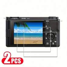 2pcs Tempered Glass Screen Protector Film, Compatible With Sony Series Camera - Scratch Resistant, High Definition Clarity, 9H Hardness, Camera Protection, Fashionable Camera Case, Durable Camera Accessory - View 2