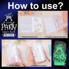 Glow Dark Printable Vinyl A4, 5 Sheets For Inkjet Printers, Luminous Self-Adhesive Paper, Night Safety & Creative DIY Pack: 5 Sheets A4 Inkjet Glow Sticker Paper, Illuminate Your Projects After Dark - A4 5 SHEETS - View 5