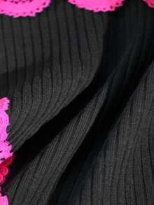 1Pc Female Panties Lingerie Low-Rise Soft Breathable Comfortable Women's Cotton Briefs Underwear With Lace - Hot Pink - View 6