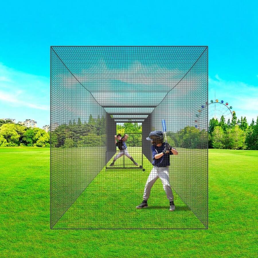 Réseau d'entraînement de baseball et de softball - 70 Pieds - Voir 1