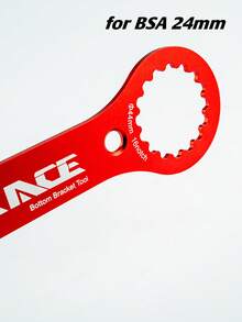ZRACE 4-In-1 Bicycle Bottom Bracket Wrench Tool, Suitable For DUB, CNC AL7075 DUB-BSA, BSA / FC-25 / FC-24 - Red - View 7