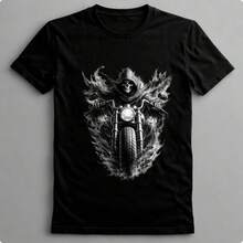 Suffix Skull T-Shirt Premium Shirt 100% Cotton Promotional Price Men's Women's Casual T-Shirt Streetwear - 最黑暗的30 - 查看 6