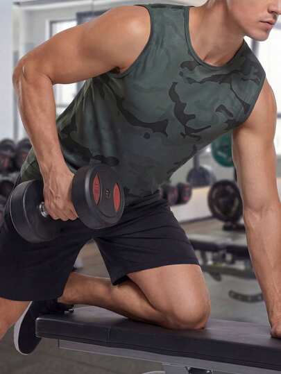 Nueva Camiseta sin mangas deportiva para hombres, ligera camiseta de tirantes de cuello redondo para correr, camiseta deportiva para exteriores y fitness, adecuada para uso casual en primavera/verano