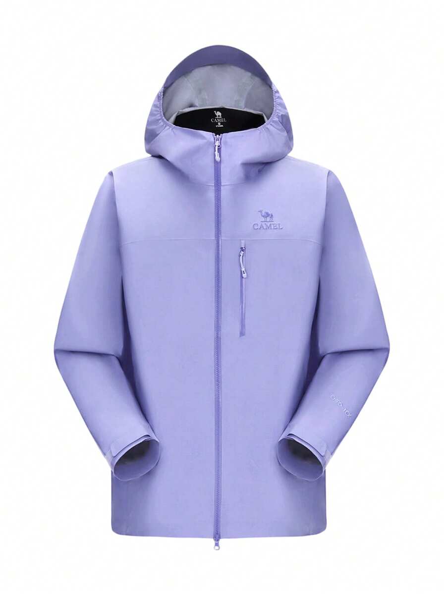 CAMEL CROWN Men's Outdoor Jacket, Spring And Autumn Hard Shell Work Jacket, Outdoor Waterproof Hiking Clothing - Green Soft Purple - View 1