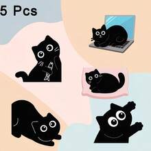 5/10pcs Cute Black Cat Magnetic Bookmarks, Gift For Women Book Lovers - Cat - View 12
