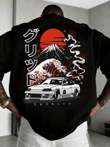 Men Outdoor Tees & Tanks - Black - View 1